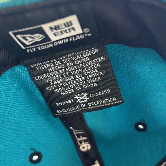 NEW ERA 9FIFTY San Jose Sharks Adjustable Snap Back Geometric Mosaic Design Cap - Picture 5 of 6